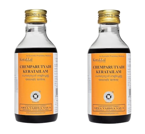 Image of Kottakkal ayurveda Chemparuthyadi Kera Tailam - 400 ml(Pack of 2)