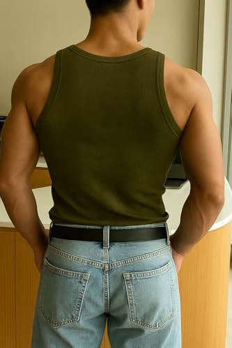 Image of Rockwell Men's Premium Cotton Vest - Sleeveless Gym Undershirt | Breathable, Stretchable & Skin-Friendly Innerwear for Everyday Comfort | Pack of 2 | 302