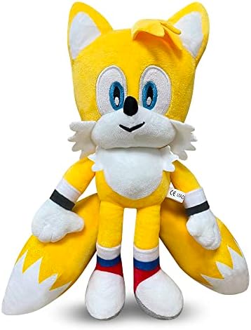SPAKTOY Plush Toys, 11 Inch Movie Plush Figures Toy, Cotton Soft Stuffed Game Animals Figure Collection Birthday Christmas Easter Gift for Kids Boys Girls (Yellow)