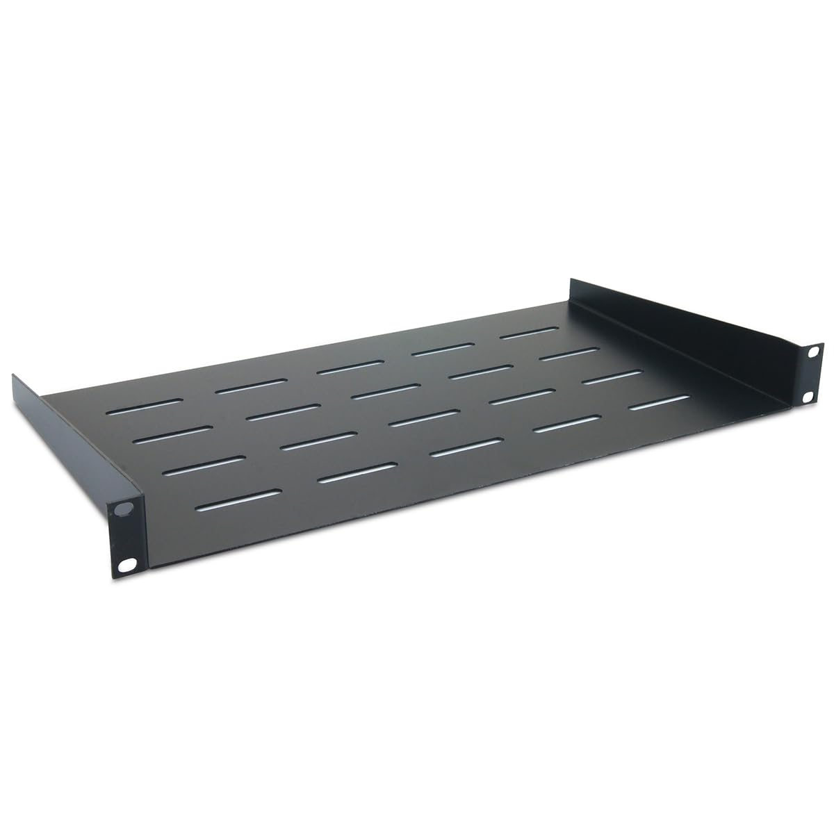 WAYTEX Scaffale a baia 19" 1U 250 mm nero fissaggio anteriore