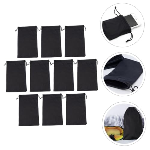 BESPORTBLE 40 Stk Kordelzugtasche Für Sonnenbrillen Schutztasche Für Schneebrillen Brillenetuis Für Herren Schmuck Organizer Beutel Mit Kordelzug Für Brillen Skibrille Sport Flanell Mann – Bild 10