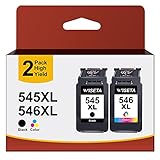-Druckerpatrone WISETA PG 545 XL CL 546 XL, kompatibel mit Canon 545-546 (nicht Original)