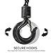 NEIKO 02182A Manual Chain Hoist | 1 Ton/2000 Lbs Capacity | 15’ Lift | 2 Hooks | Manual Hand Lift Steel Chain Block