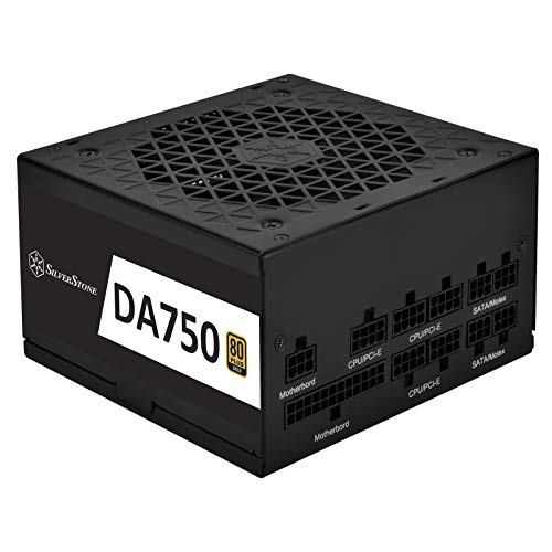 Image of Silverstone Technology DA750 Gold, Decathlon 80 Plus Gold 750W Fully Modular ATX Power Supply, DA750-G