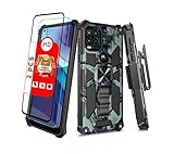 Shockproof Camouflage Military Grade Drop Tested Phone Case with Built in Kickstand with Screen Prot