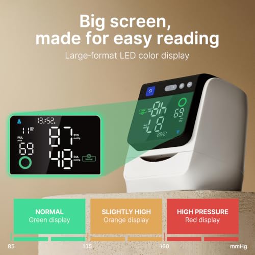 Automatic Blood Pressure Monitor No-Wrap Upper Arm BP Machine FDA-Cleared - image 3