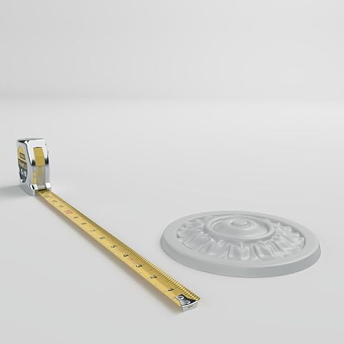 Miniatura 6 de Ekena Millwork ROS06AS Ashley Roseta Redonda, 6 14"OD x 78"P, imprimado