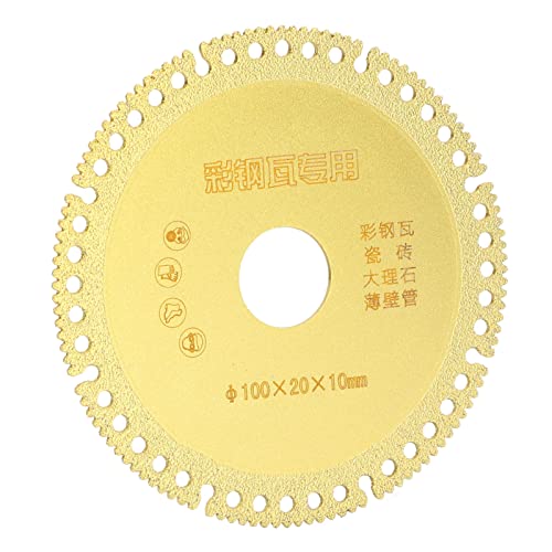 Disco de Corte de Diamante, Lâmina de Serra de Diamante 4 Polegadas Corte Rápido Incisivo para Telha