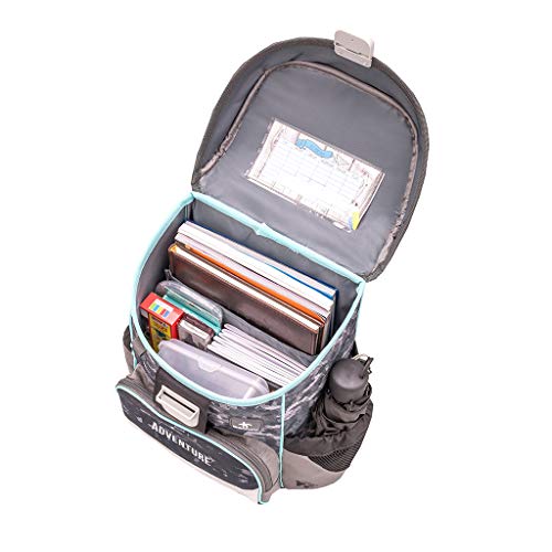 Belmil ergonomischer Schulranzen Set 4 -teilig für Jungen 1, 2 Klasse Grundschule/Super Leicht 750-800 g/Brustgurt… – Bild 7