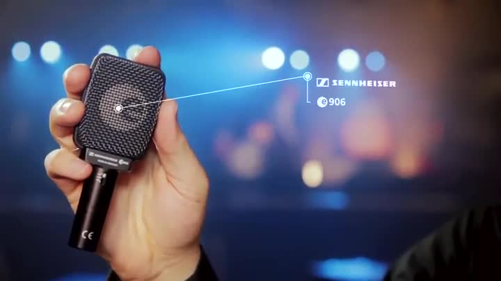 Sennheiser Guitar Microphone e906 Supercardioid Dynamic Mic for