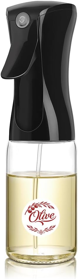 Mistifi Glass Oil Sprayer/Mister 5.1 fl oz (150ml), For Cooking Oil, Olive Oil, Soy Sauce, Vinegar, Non-Aerosol Refillable Dispenser, Spray Bottle (PS88703)