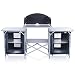 CamPart Travel Cocina de Camping Málaga, con Paravientos, Dos Compartimentos de Almacenamiento,...