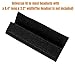ACEXIER Outdoor Modular Headset Cover Molle Headband for General Tactical Earmuffs Microphone Hunting Accessories (Black)
