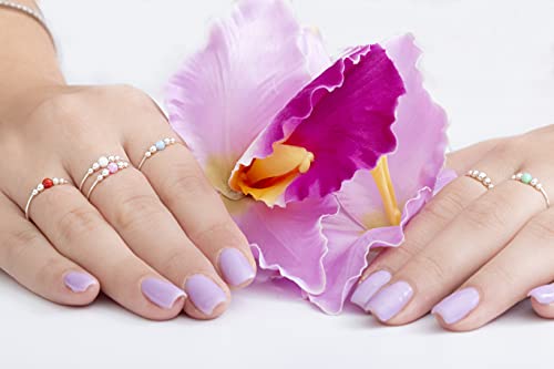 Sterling Silver Anxiety Fidget Ring – One Size 925 Silver Anxiety Relief Ring With White Opal - Stress Relief Fidget Spinner - Meditation Fidget Ring – Unisex Ring Jewelry For Anxiety And Stress #TOP4