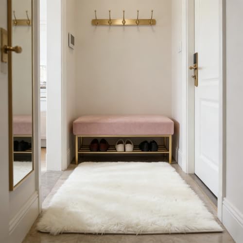Tapis de salon antidérapant pour une chambre douce et moderne - 2