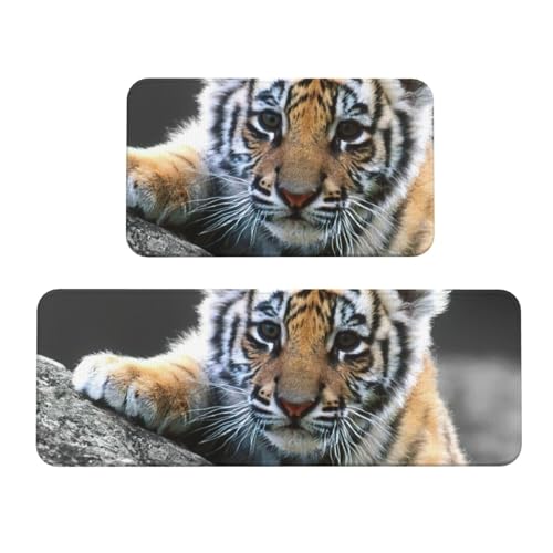 Tapis de cuisine imperméable et antidérapant lot de 2 EdWal