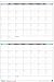 24" x 36" Large Wet Erase - 2 Month Wall Calendar - Laminated Vertical Planner (2436-60v)