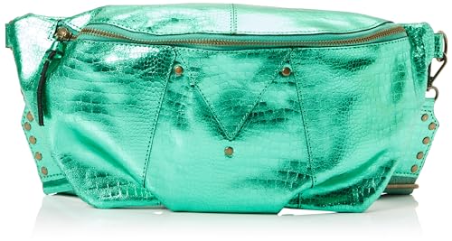 Sac femme PIECES PCMILLA bumbag en cuir aqua green taille unique