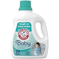 ARM & HAMMER Baby, 77 Loads Hypoallergenic Liquid Laundry Detergent, 100.5 fl oz