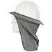 Flame Resistant Gray Hard Hat Sol Shade - Made in The USA