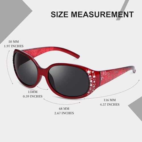 Image of HAOLOTA Polarized Sunglasses for Men Women Designer Driving Glasses Lightweight UV400 Protection