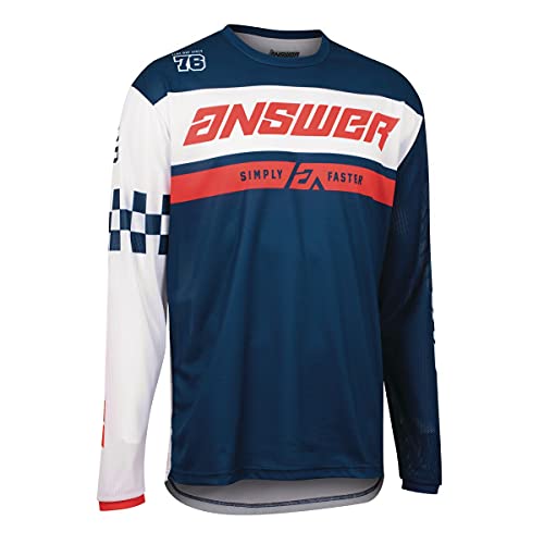 Answer Racing A22 Arkon Octane Men's Off-Road Motorcycle Jersey - Navy/White/Large