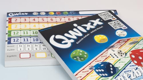NSV - 4021 - QWIXX - XL - Ersatzblöcke 2er Set - Würfelspiel