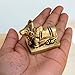 Brass Nandi Idol Shiv Parvati Vahan Bull Embossed Statue for Temple Vastu 1.5