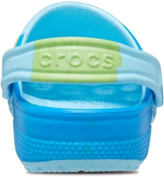 Crocs Unisex-Child Classic Graphic Clog, Arctic/Multi, 7 Toddler