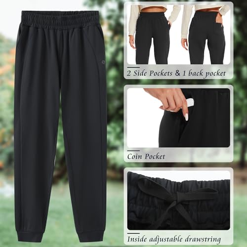 HOdo 32"/34"/36" Inseam Womens Tall Sweatpants Fleece Lined Long Joggers Workout Pants with Pockets4