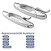 Exterior Door Handle Chrome 4 PCS Front Rear Driver & Passenger for 2007-2013 Chevy Silverado Suburban Tahoe Avalanche, GMC Sierra Yukon, Cadillac Escalade Replaces 22738721 22738722 22738725