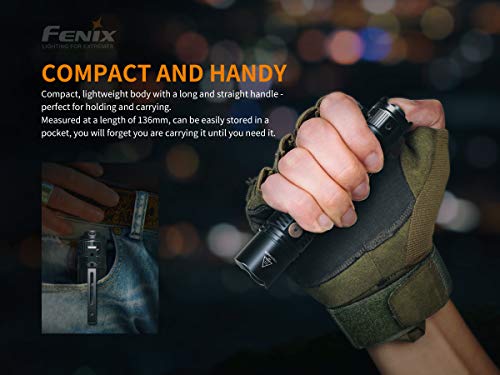 Fenix Gift Bundle Pd36R 1600 Lumen Rechargeable Flashlight With E01 V2 Pocket Flashlight And Lumentac Organizer #TOP2