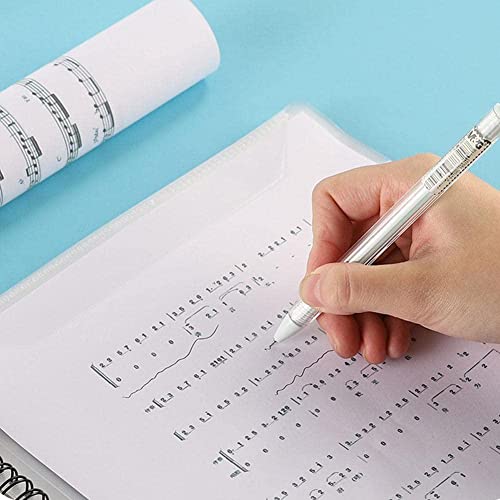 30 Pages Music Supplies Waterproof File Music Score Size Paper Document W2E6 A4 Organizer Sheet Folder Multifunctional #TOP6