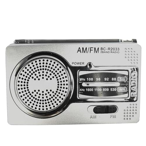 Radio Portatil Pequeña, Radio Am FM, Radios Meteorológica Radios De Transistores Compactas, Reproductor De Música R- Bolsillo, para El Hogar, Fuera, Viajes