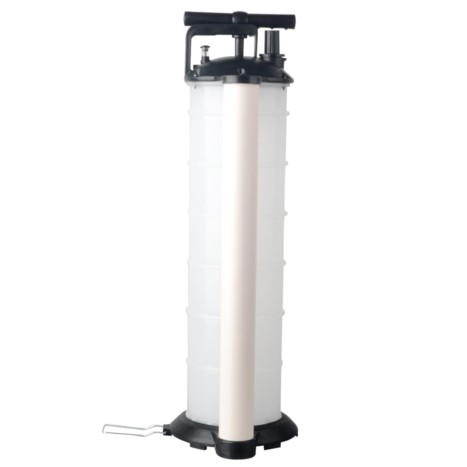 DAYUAN Extractor manual de aceite y líquido de vacío de 7 litros, bomba de mano con 4 tubos