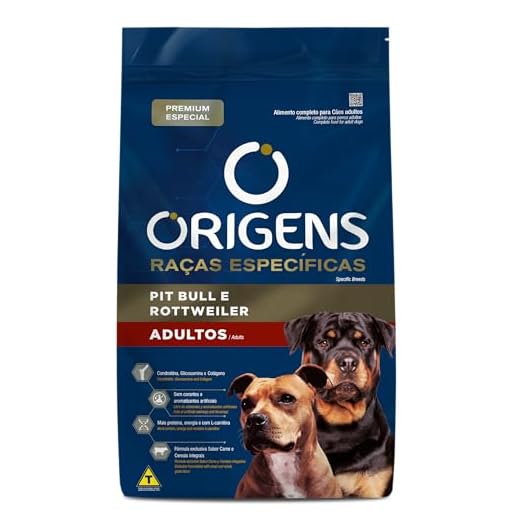 Adimax Origens Cães Adultos Pit Bull E Rottweiler 15Kg