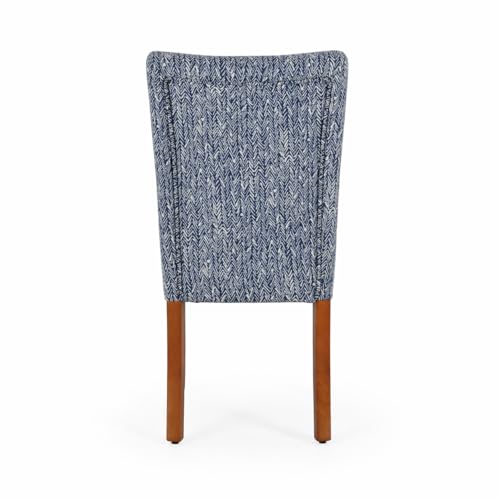 Image of HomePop Parsons Dining Chair, Navy (Set of 2)