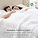 Bedsure Comforter Duvet Insert - Quilted Comforters Cal King Size, All Season Duvet, GentleSoft Down Alternative Bedding, with 8 Tabs, Gifts for Women/Men, White,Alaskan King 130x120 Inches