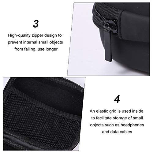 CLISPEED Eva Estojo Rígido para Acessórios de Viagem Eletrá´nica Organizador de Viagem Rígido Estojo
