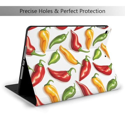Housse iPad 10.2 piment coloré compatible iPad 9e 8e 7e génération - 2