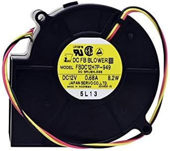 Japan Servo 97MM 12VDC Squirrel Cage Brushless Blower Fan