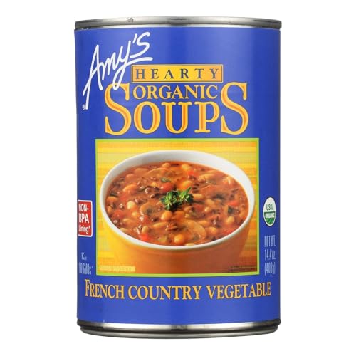 Amy's Kitchen Hearty French Country Vegetable Soup, 14.4-Ounce Cans (Pack of 12) ( Value Bulk Multi-pack)