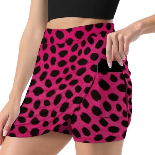 Supdreamc Women Ladies Casual Wear A-Line Skort Slim Fit Skater Skirt