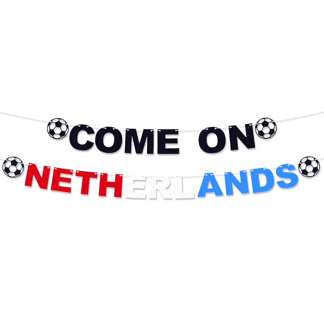 Come On Netherlands Recyclable Custom Card Party Bunting