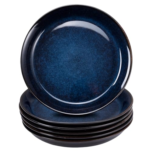 Bluweet Teller Set 6 Personen, Kleine Steingut Geschirr 6 Teilig,...