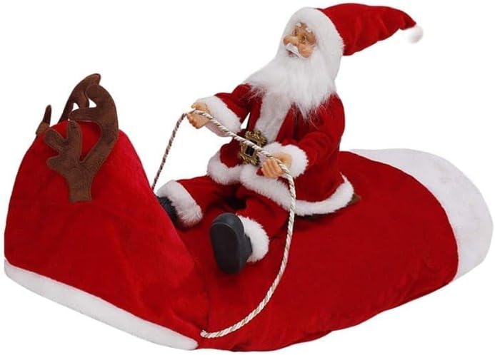 Christmas Dog Santa Cosplay Outfit | Carnival Pet Costumes Apparel - L