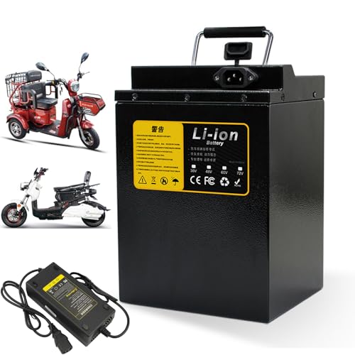 Batterie Lithium 60V 30Ah – Pour Scooter, Vélo électrique, Trottinette | Avec Chargeur | BMS De Protection | Léger (1,9 Kg), Installation Facile - 6