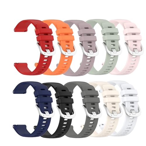 Bracelet montre Garmin Approach S40 S50 S44 rechange silicone coloré Muovrto