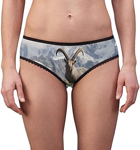 Capra Ibex Panties, Capra Ibex Underwear, Briefs, Cotton Briefs, Funny Underwear, Panties For Women