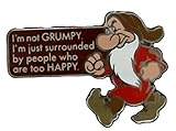 Disney's I'm Not Grumpy Pin From Snow White and the Seven Dwarfs